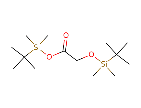 Molecular Structure of 67226-76-0 (Acetic acid, [[(1,1-dimethylethyl)dimethylsilyl]oxy]-,
(1,1-dimethylethyl)dimethylsilyl ester)