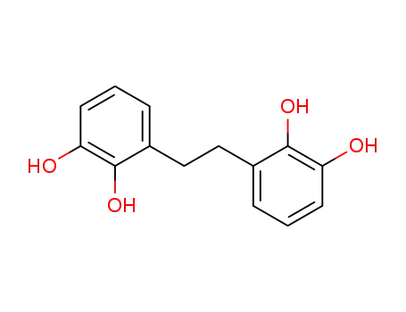 Molecular Structure of 175844-48-1 (1,2-Benzenediol, 3,3'-(1,2-ethanediyl)bis-)