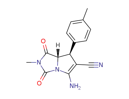 (trans-7,7a)-5-amino-2-methyl-1,3-dioxo-7-(p-tolyl)-2,3,7,7a-tetrahydro-1H-pyrrolo[1,2-c]imidazole-6-carbonitrile