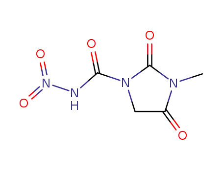 3-methyl-2,4-dioxo-imidazolidine-1-carboxylic acid nitroamide
