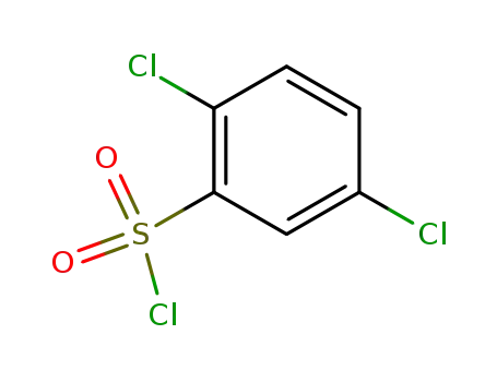 Molecular Structure of 5402-73-3 (2,5-Dichlorobenzenesulfonyl chloride)