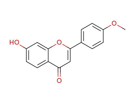 Molecular Structure of 487-24-1 (7-HYDROXY-4'-METHOXYFLAVONE)