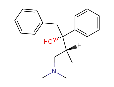 Molecular Structure of 38345-66-3 ((2S,3R)-(+)-4-DIMETHYLAMINO-1,2-DIPHENYL-3-METHYL-2-BUTANOL)