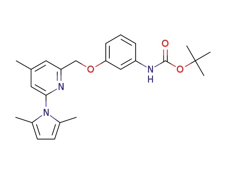 tert-butyl (3-((6-(2,5-dimethyl-1H-pyrrol-1-yl)-4-methylpyridin-2-yl)methoxy)phenyl)-carbamate