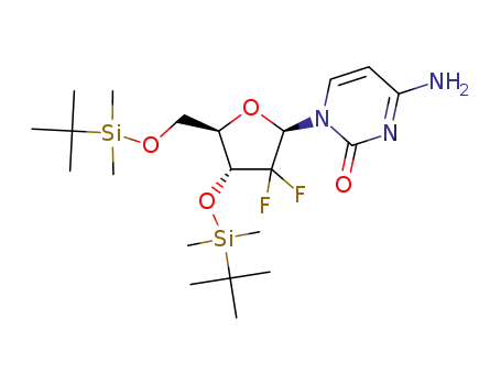 4-amino-1-((2R,4R,5R)-4-((tert-butyldimethylsilyl)oxy)-5-(((tert-butyldimethylsilyl)oxy)methyl)-3,3-difluoro-tetrahydrofuran-2-yl)pyrimidin-2(1H)-one