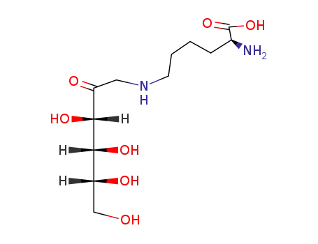 Molecular Structure of 21291-40-7 (fructosyl-lysine)