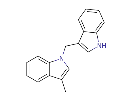 Molecular Structure of 59027-01-9 (1H-Indole, 1-(1H-indol-3-ylmethyl)-3-methyl-)
