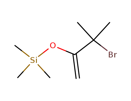 Molecular Structure of 69278-36-0 ([(3-bromo-3-methylbut-1-en-2-yl)oxy](trimethyl)silane)