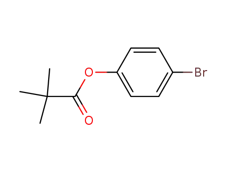 Molecular Structure of 63549-55-3 (4-bromophenyl 2,2-dimethylpropanoate)