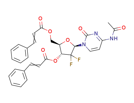 N-1-acetyl-2-deoxy-2,2-difluorocytidine 3,5-dicinnamonate