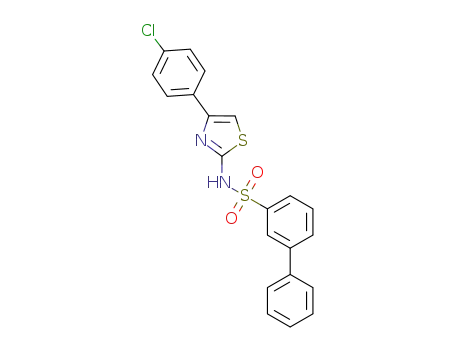 N-[4-(4-chlorophenyl)thiazol-2-yl]-3-phenylbenzenesulfonamide