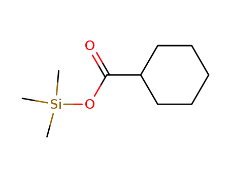 Molecular Structure of 69435-89-8 (Trimethylsilyl=cyclohexanecarboxylate)
