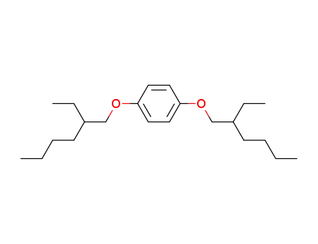 Molecular Structure of 110126-93-7 (1 4-BIS(2-ETHYLHEXYLOXY)BENZENE  97)
