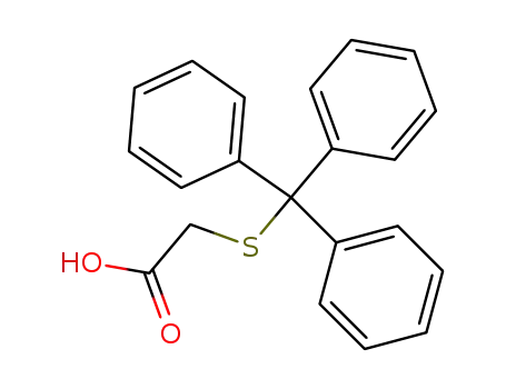 Molecular Structure of 34914-36-8 (Acetic acid, [(triphenylmethyl)thio]-)