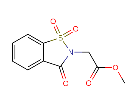1,2-Benzisothiazole-2(3H)-aceticacid, 3-oxo-, methyl ester, 1,1-dioxide