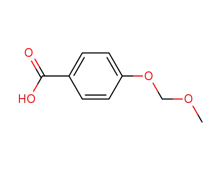 Molecular Structure of 25458-44-0 (4-(MethoxyMethoxy)benzoicacid)