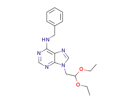 N-benzyl-9-(2,2-diethoxyethyl)-9H-purin-6-amine