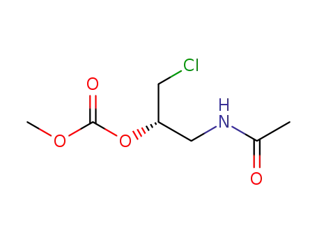 (S)-N-(3-chloro-2-methoxycarbonyloxy-1-propyl)acetamide