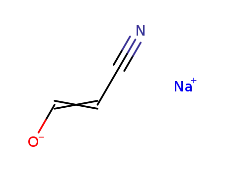 Molecular Structure of 76064-23-8 (Sodium 3-cyanoprop-1-enoxide)