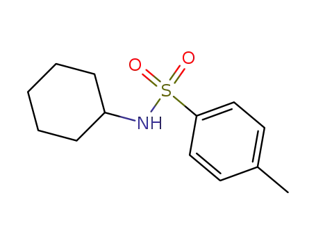 Molecular Structure of 80-30-8 (N-Cyclohexyl-4-methylbenzenesulfonamide)