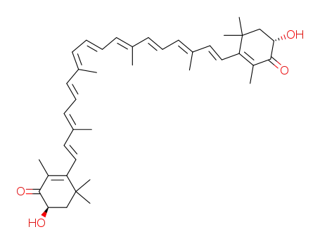 Molecular Structure of 71772-51-5 ((3R,3)-all-trans-Astaxanthin)