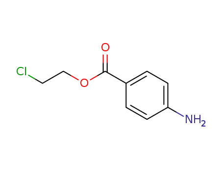 4-amino-benzoic acid-(2-chloro-ethyl ester)