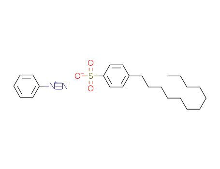 C18H29O3S(1-)*C6H5N2(1+)