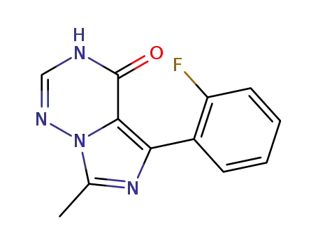 5-(2-fluorophenyl)-7-methylimidazo[5,1-f][1,2,4]triazin-4(3H)-one