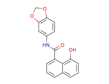 N-(2H-1,3-benzodioxol-5-yl)-8-hydroxynaphthalene-1-carboxamide