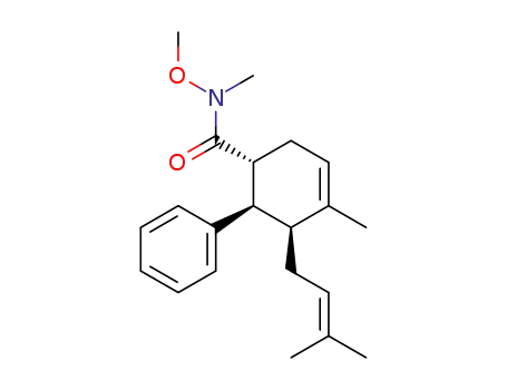 (1RS,5SR,6RS)-N-methoxy-N,4-dimethyl-5-(3-methylbut-2-en-1-yl)-6-phenylcyclohex-3-ene-1-carboxamide