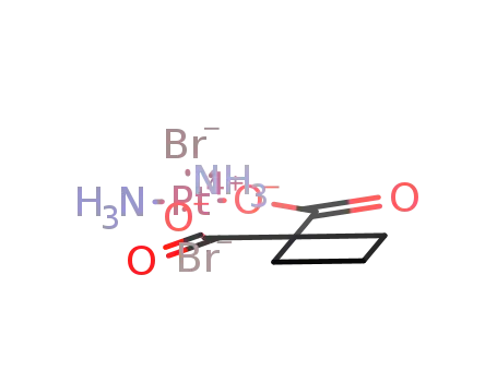 cis,trans-[Pt(1,1-cyclobutanedicarboxylate)(NH3)2Br2]