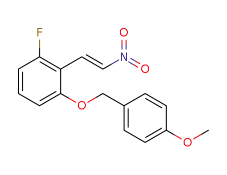 (E)-1-fluoro-3-((4-methoxybenzyl)oxy)-2-(2-nitrovinyl)benzene