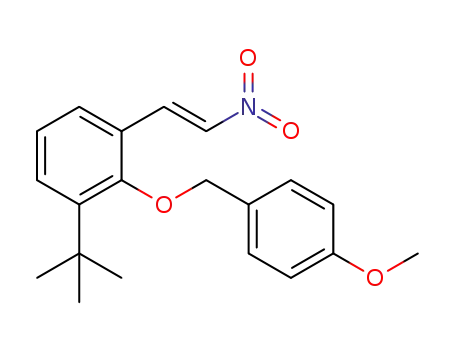 (E)-1-(tert-butyl)-2-((4-methoxybenzyl)oxy)-3-(2-nitrovinyl)benzene
