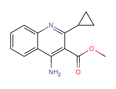 methyl (4-amino-2-cyclopropylquinolin-3-yl)carboxylate