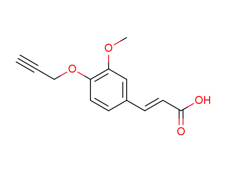 (E)-3-(3-methoxy-4-prop-2-ynoxyphenyl)prop-2-enoic acid