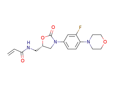 (S)-N-((3-(3-fluoro-4-morpholinophenyl)-2-oxooxazolidin-5-yl)methyl)acrylamide