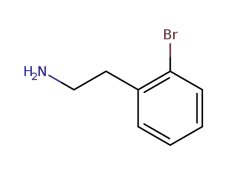 Molecular Structure of 65185-58-2 (2-Bromophenethylamine)