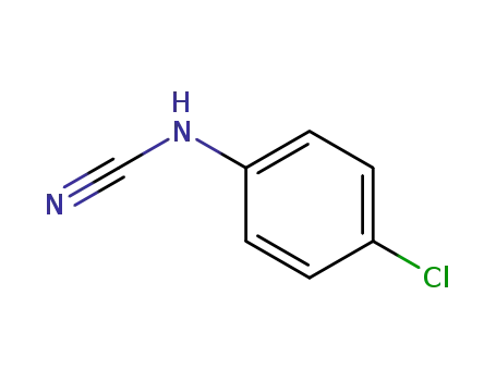 Molecular Structure of 13463-94-0 (4-Chlorophenylcyanamide)