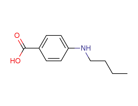 Molecular Structure of 4740-24-3 (4-(BUTYLAMINO)BENZOIC ACID)