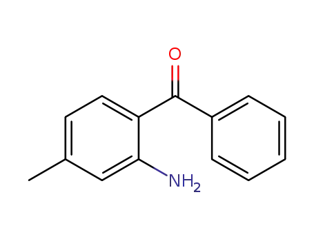 Molecular Structure of 4937-62-6 (2-Amino-4-methylbenzophenone)