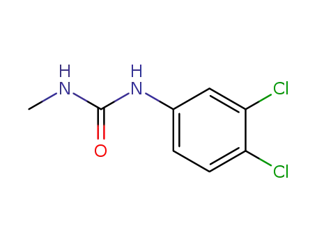 Molecular Structure of 3567-62-2 (1-(3,4-DICHLOROPHENYL)-3-METHYL UREA)
