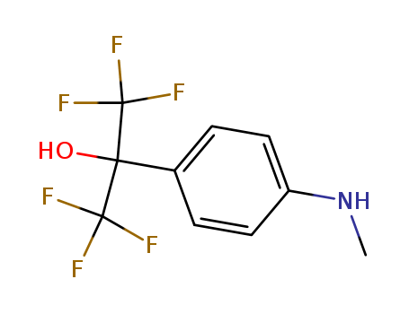 1,1,1,3,3,3-hexafluoro-2-(4-(methylamino)phenyl)propan-2-ol