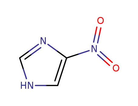 Molecular Structure of 3034-38-6 (4-Nitroimidazole)