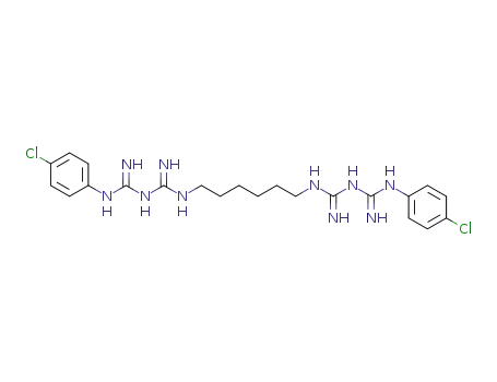 Molecular Structure of 55-56-1 (Chlorhexidine)