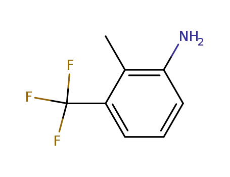 Molecular Structure of 54396-44-0 (2-Methyl-3-trifluoromethylaniline)