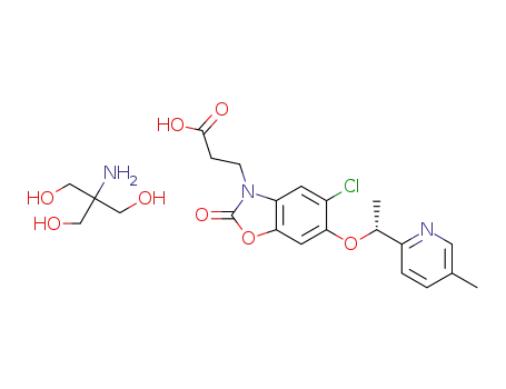 2-amino-2-(hydroxymethyl)propane-1,3-diol 3-{5-chloro-6-[(1R)-1-(5-methylpyridin-2-yl)ethoxy]-2-oxo-2,3-dihydro-1,3-benzoxazol-3-yl}propanoic acid