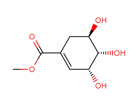 Molecular Structure of 40983-58-2 (METHYL (-)-SHIKIMATE)