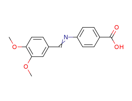 N-(3,4-Dimethoxybenzyliden)-4-aminobenzoesaeure