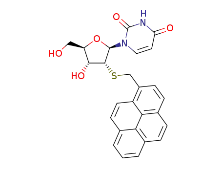2′-deoxy-2′-S-(pyren-1-yl)methyl-2′-thiouridine