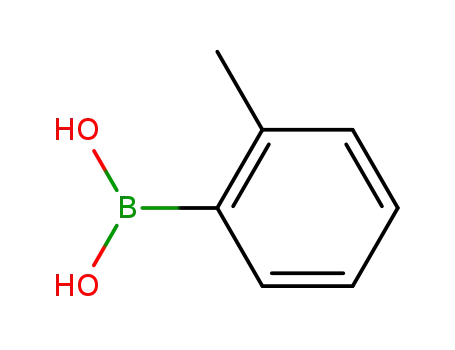 Molecular Structure of 16419-60-6 (2-Tolylboronic acid)